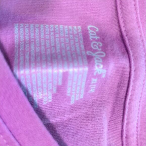 NEW Cat & Jack Girl's Long Sleeve Bright and Boundless Graphic T-Shirt XL 14 - Picture 4 of 5